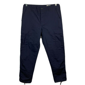 VF Imagewear Pants Mens Sz 34x34 Navy Blue Canvas Cargo‎ Uniform Work Pockets